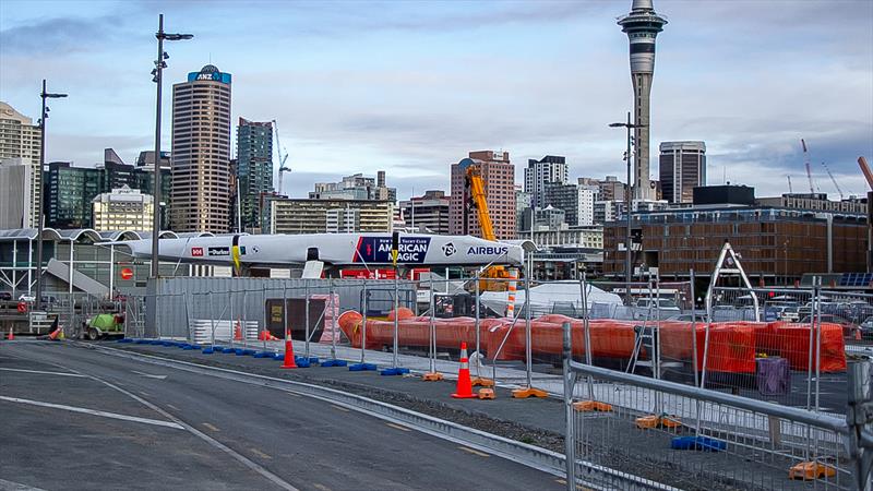 American Magic arrives in Auckland - June 30, 2020 - photo © Richard Gladwell / Sail-World.com