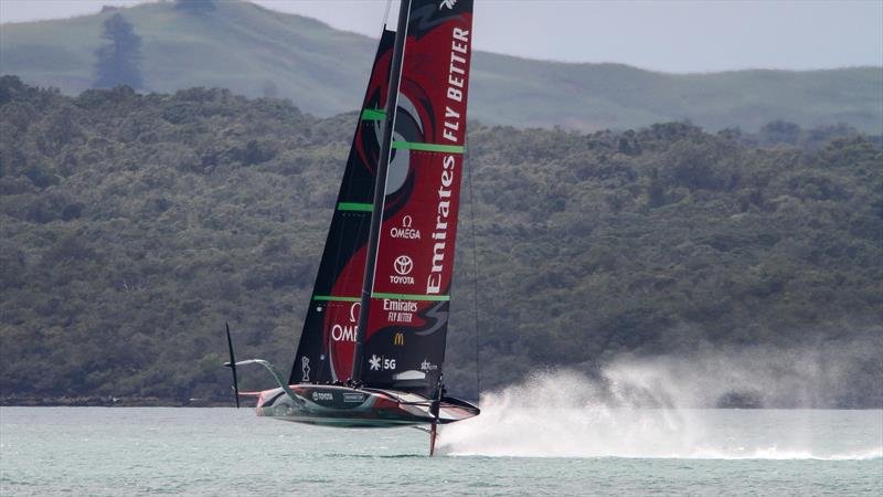 Te Aihe - Emirates Team New Zealand - October 7,  2020 - Waitemata Harbour photo copyright Richard Gladwell / Sail-World.com taken at Royal New Zealand Yacht Squadron and featuring the AC75 class