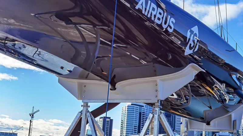 Patriot - American Magic - launching October 16, 2020, America's Cup 36, Auckland - photo © Richard Gladwell / Sail-World.com