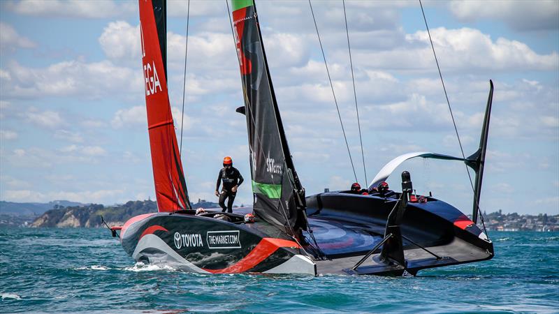 Emirates Team New Zealand AC75 - Te Rehutai - November 20, 2020 photo copyright Richard Gladwell / Sail-World.com taken at Royal New Zealand Yacht Squadron and featuring the AC75 class