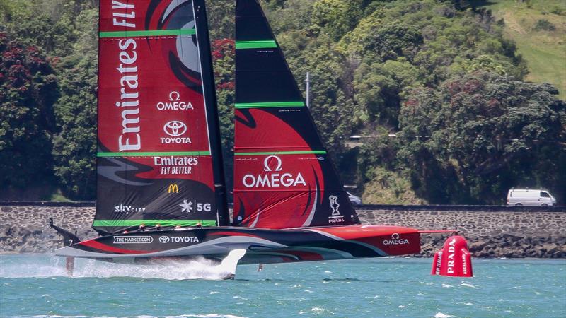 Te Rehutai, Emirates Team New Zealand - Novem,ber 27, 2020 - Waitemata Harbour - America's Cup 36 - photo © Richard Gladwell / Sail-World.com