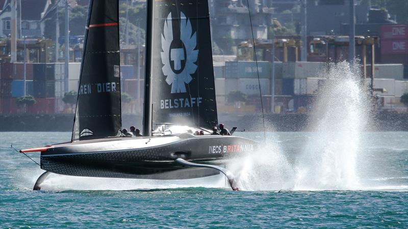 INEOS Team UK  - Waitemata Harbour - January 8, 2021 - 36th America's Cup photo copyright Richard Gladwell / Sail-World.com taken at Royal Yacht Squadron and featuring the AC75 class