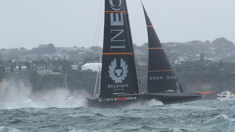 INEOS Team UK - Round Robin 2 - Hauraki Gulf - January 17, 2021- Prada Cup - 36th America's Cup photo copyright Richard Gladwell / Sail-World.com taken at Circolo della Vela Sicilia and featuring the AC75 class