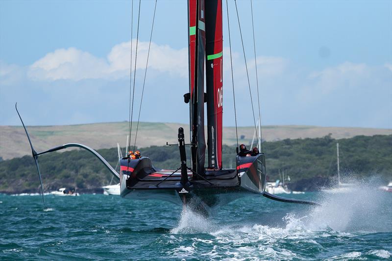 The AC40 will borrow heavily from Te Rehutai's hull shape to help light weather lift-off and foiling photo copyright Richard Gladwell / Sail-World.com / nz taken at Royal New Zealand Yacht Squadron and featuring the AC75 class
