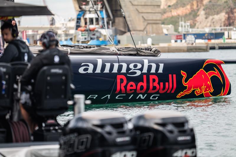 Alinghi Red Bull Racing - September 27, 2022 - Barcelona photo copyright Alex Carabi / America's Cup taken at Société Nautique de Genève and featuring the AC75 class