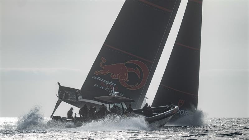  Alinghi Red Bull Racing - AC75 - October 19, 2022 - Barcelona - photo © Alex Carabi / America's Cup