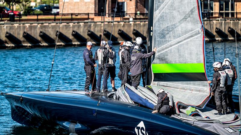 American Magic -  Patriot - AC75 - December 1, 2022 - Pensacola, Florida photo copyright Paul Todd/America's Cup taken at New York Yacht Club and featuring the AC75 class