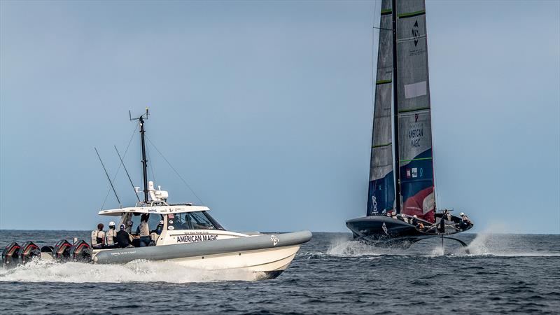 American Magic -  Patriot - AC75 - December 9, 2022 - Pensacola, Florida photo copyright Paul Todd/America's Cup taken at New York Yacht Club and featuring the AC75 class