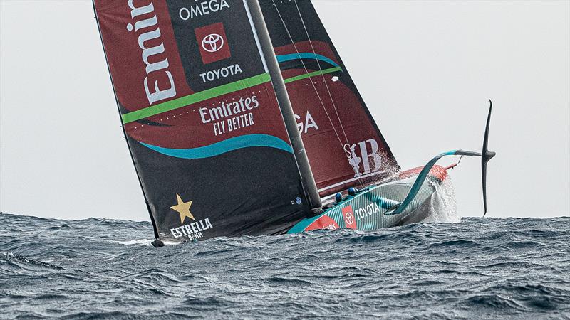 Emirates Team New Zealand - AC75 - Day 53 - Barcelona - October 23, 2023 - photo © Ugo Fonolla / America's Cup