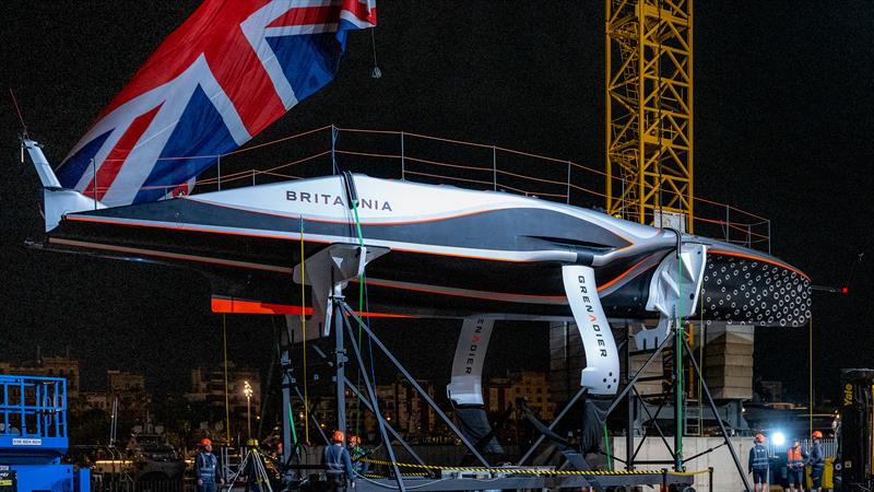 INEOS Britannia - AC75 - Day 1 - April 20, 2024 - Barcelona - photo © Alex Carabi / America's Cup