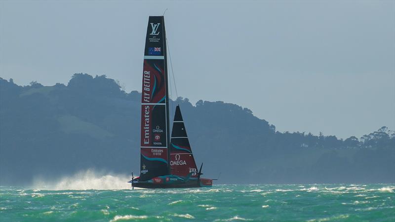 Emirates Team New Zealand- AC75 - Day 7 - April 22, 2024 - Auckland - photo © Sam Thom/America's Cup