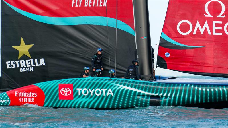 Emirates Team New Zealand- AC75 - Day 7 - April 22, 2024 - Auckland - photo © Sam Thom/America's Cup