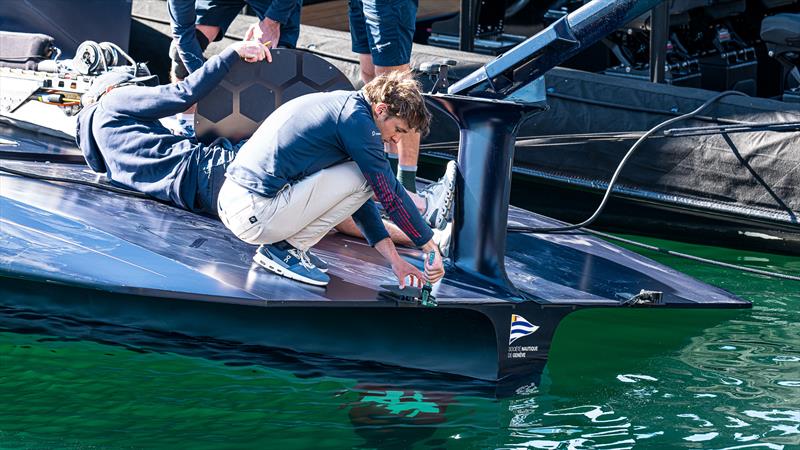 Alinghi Red Bull Racing- AC75 - Day 6 - April 24, 2024 - Barcelona - photo © Ugo Fonolla / America's Cup