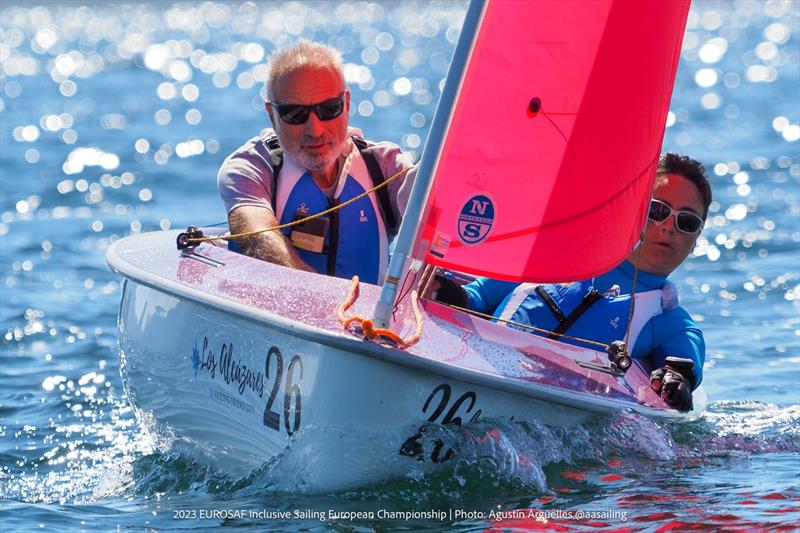 EUROSAF Inclusive Sailing European Championship 2023 photo copyright Agustin Arguelles @aasailing taken at  and featuring the Hansa class