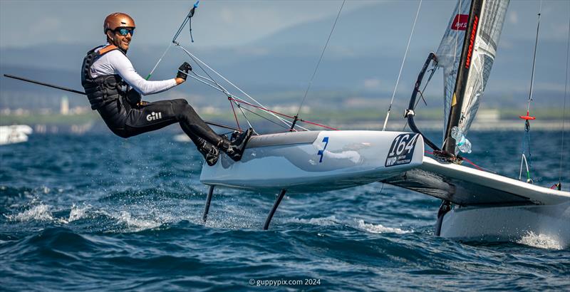 Local Hero Dave Shaw, NZL 270, could be hoping home advantage pushes him over the line in the Open fleet, after being 2nd at Weymouth 2019 - photo © Gordon Upton / www.guppypix.com