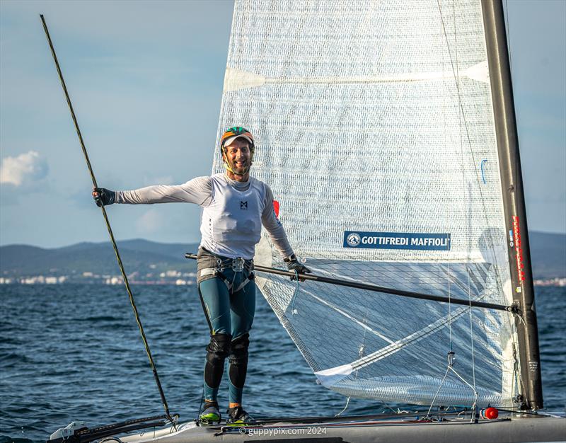 Italian National Champion, Lamberto Cesari, ITA 13, is on fast form coming into this Worlds and is expected to do well in Auckland - photo © Gordon Upton / www.guppypix.com