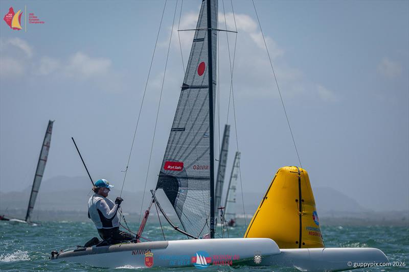A Class Catamaran Europeans Day 3 - World Champion Jacek Noetzel leads the event so far - photo © Gordon Upton / www.guppypix.com