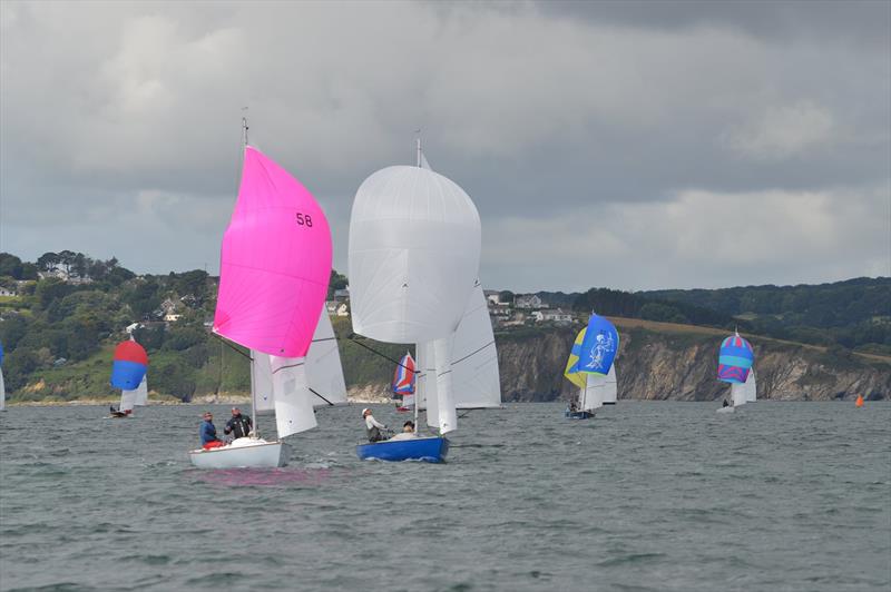 Ajax class yachts Troy and Athena at Falmouth Week 2022 photo copyright John Howard taken at  and featuring the Ajax class