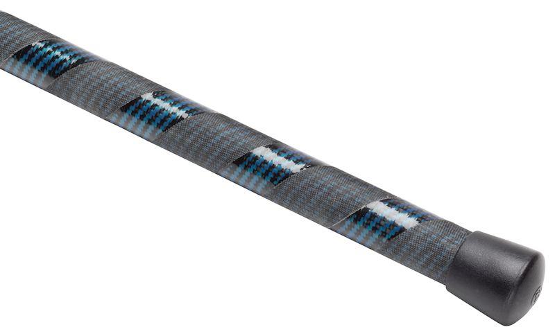 Allen's new blue carbon tiller extension: lengths over 1.9m come with a smaller end knob - photo © Allen Brothers