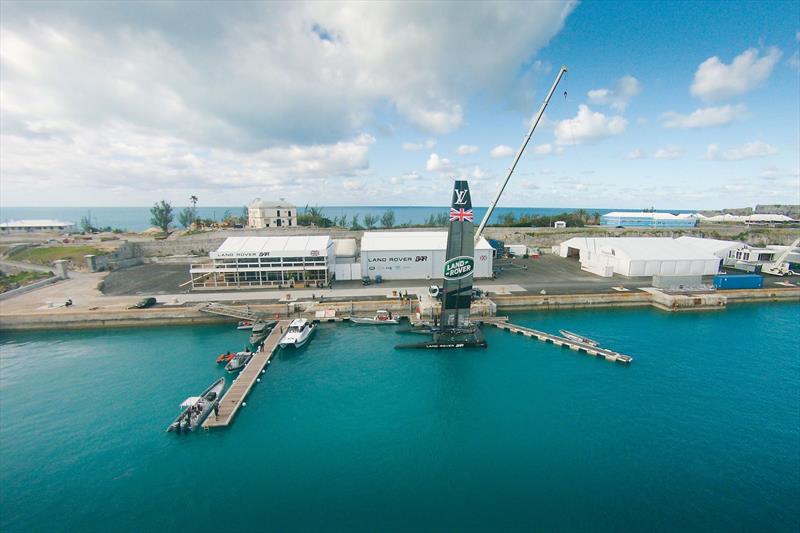 LandRover BAR base, 35th America's Cup, Bermuda, June 2017 - photo © Land Rover BAR