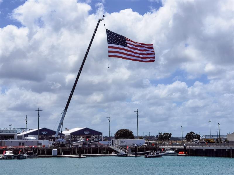 American Magic base - Auckland - January 18, 2021 - America's Cup 36 - photo © Richard Gladwell / Sail-World.com