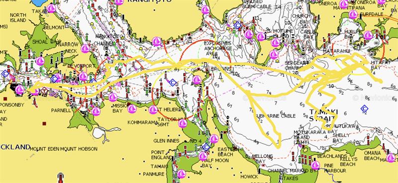 ETNZ GPS Track - 210922 photo copyright AC37-RFS taken at Royal New Zealand Yacht Squadron and featuring the ACC class