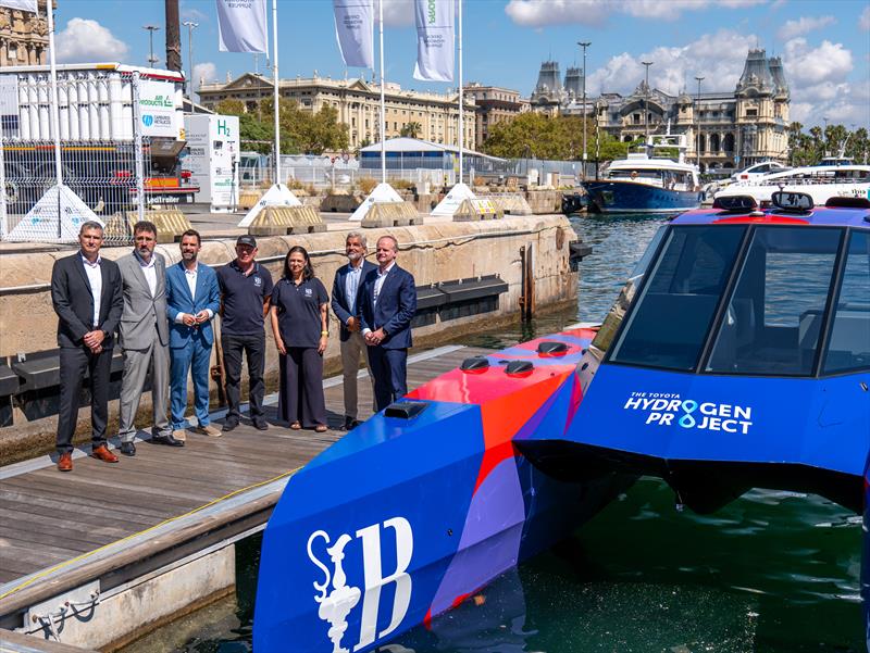Emirates Team NZ and America's Cup Event have announced new partnerships involving the hydrogen powered Chase Zero - photo © Emirates Team New Zealand