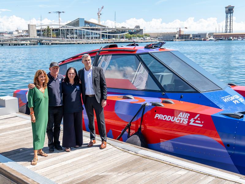 Emirates Team NZ and America's Cup Event have announced new partnerships involving the hydrogen powered Chase Zero - photo © Emirates Team New Zealand