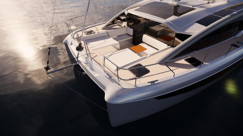 45 Sail - Bow Cockpit - photo © Aquila Catamarans