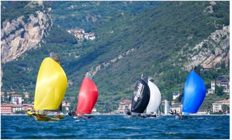 B14's in action at Lake Garda, Italy 2023 - photo © Lotte Johnson / www.lottejohnson.com