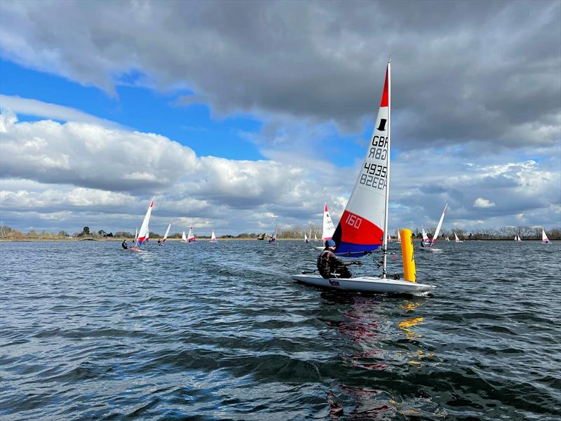 Ralph Hadley racing his Topper over the weekend - photo © Lorna Davies