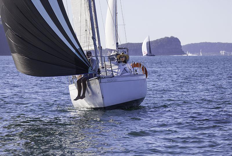 Mini Bateau – only in stature. This year Josh Patterson's vessel has a new asymmetric spinnaker photo copyright John Curnow taken at Royal Prince Alfred Yacht Club and featuring the Beneteau class