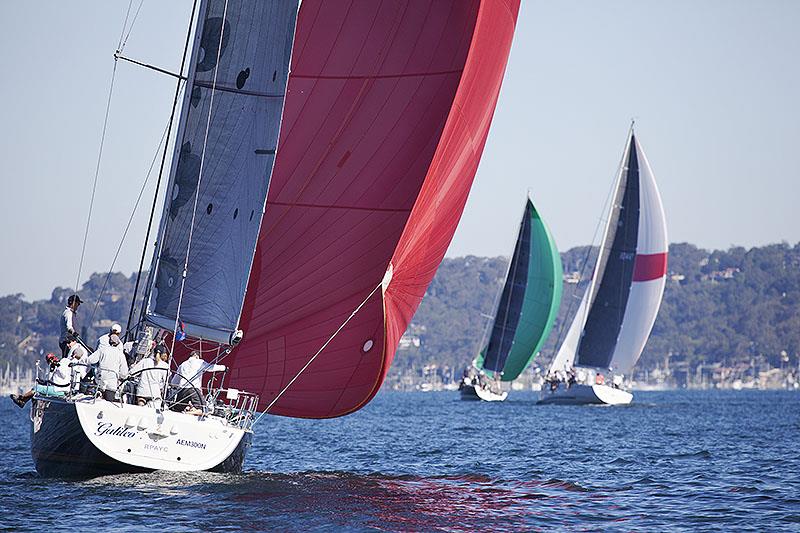 Salvatore Ridulfo's Galileo heads back down to the finish photo copyright John Curnow taken at Royal Prince Alfred Yacht Club and featuring the Beneteau class