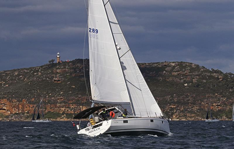 Pretty as a picture – The Oceanis 48, Aeolus, coming back across Broken Bay. - photo © John Curnow