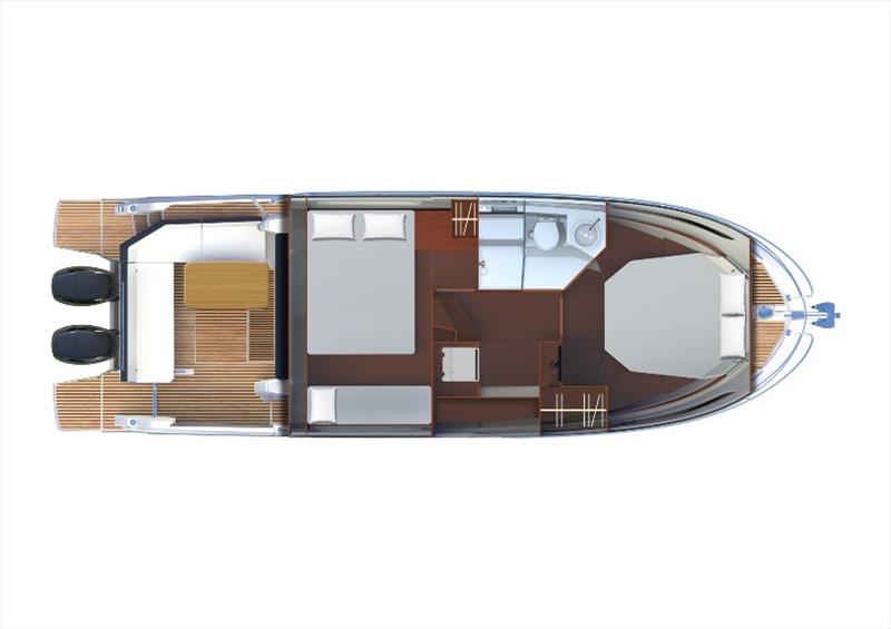 Antares 11 Lower deck photo copyright Beneteau taken at  and featuring the Beneteau class