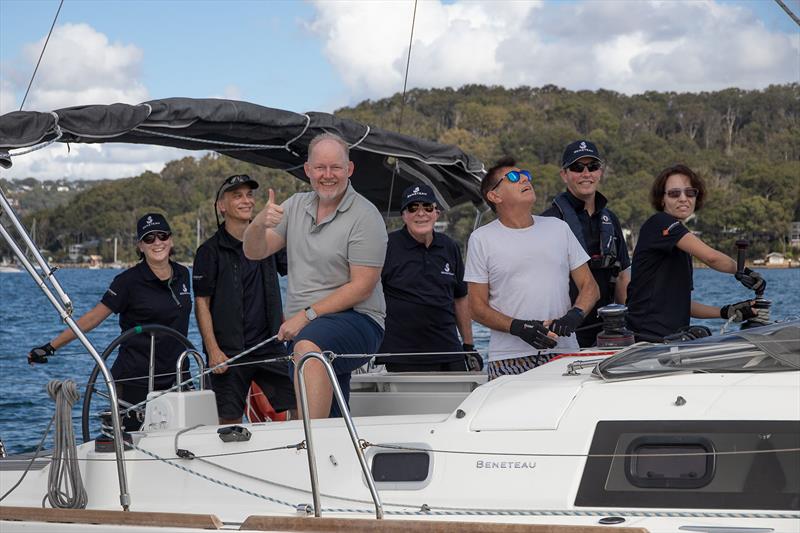 The crew of Currawong were determined from the outset, and got there! - photo © John Curnow