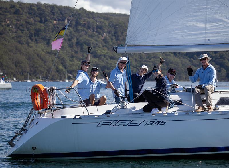 Winners ARE Grinners – Well done Kama III - photo © John Curnow