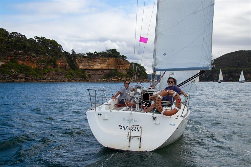 Undoubtedly two of the happiest souls out there were on board, Heaven - photo © John Curnow
