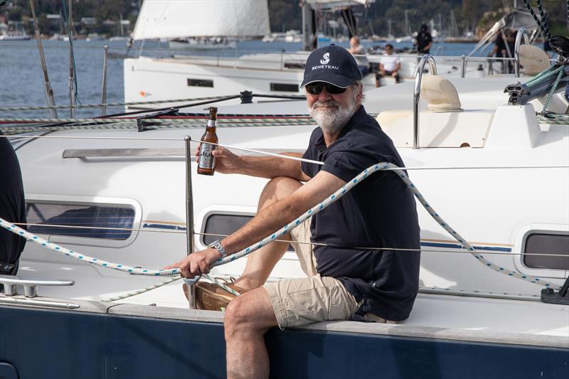 If there is no wind, open a beer. It always brings the breeze on - photo © John Curnow