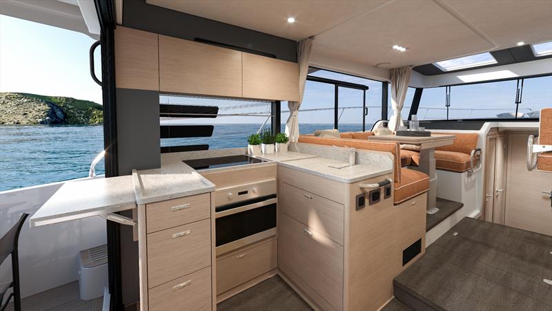 Swift Trawler 43 Flybridge - Rendering photo copyright Groupe Beneteau taken at  and featuring the Beneteau class