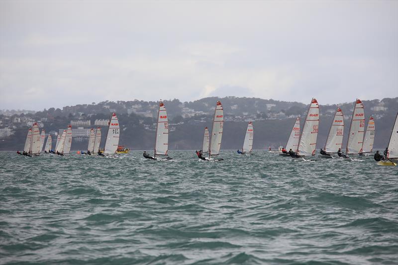 Blaze Nationals at Brixham photo copyright www.boatographic.co.uk taken at Brixham Yacht Club and featuring the Blaze class