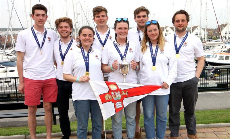 Bristol win the Trophy Fleet at the BUCS Student Yachting Championships photo copyright Harry Bowerman / harrybowerman.shootproof.com taken at Portsmouth University Sailing Club and featuring the BUSA class