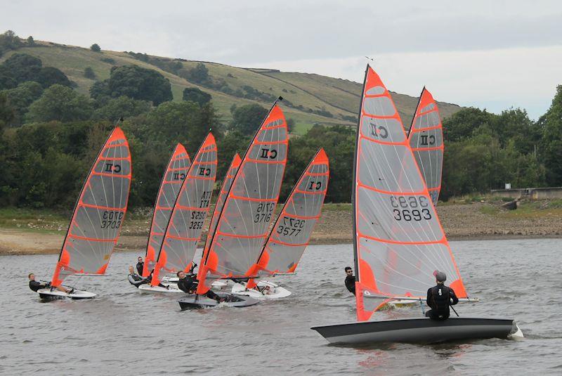 Race 5 - Byte open meeting at Combs photo copyright John Saunders taken at Combs Sailing Club and featuring the Byte class