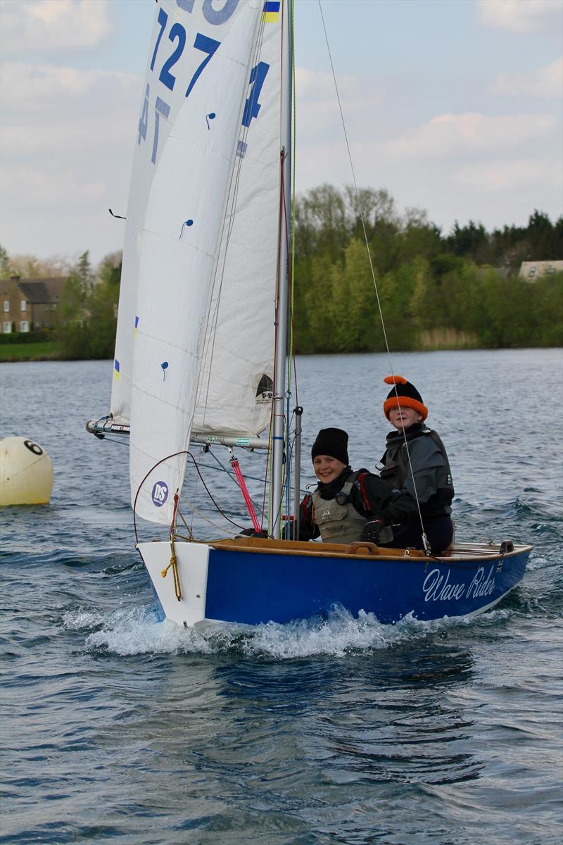 Cadet sailors raise over £4500 for the British Red Cross Ukraine Crisis Appeal photo copyright Toby Davidson taken at South Cerney Sailing Club and featuring the Cadet class