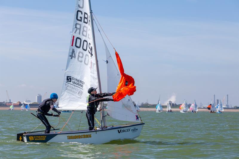 Cadet third Worlds Team Selector at Isle of Sheppey photo copyright Corinne Whitehouse / UKNCCA taken at Isle of Sheppey Sailing Club and featuring the Cadet class