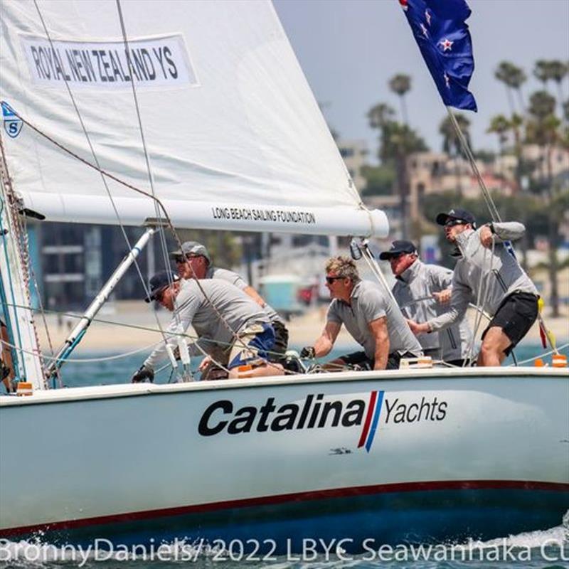 2022 Seawanhaka International Challenge Cup - day 3 photo copyright Bronny Daniels taken at Long Beach Yacht Club and featuring the Catalina 37 class