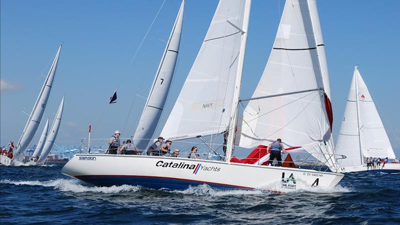 Port of La Harbor Cup photo copyright Bronny Daniels /Joy Sailing taken at Los Angeles Yacht Club and featuring the Catalina 37 class