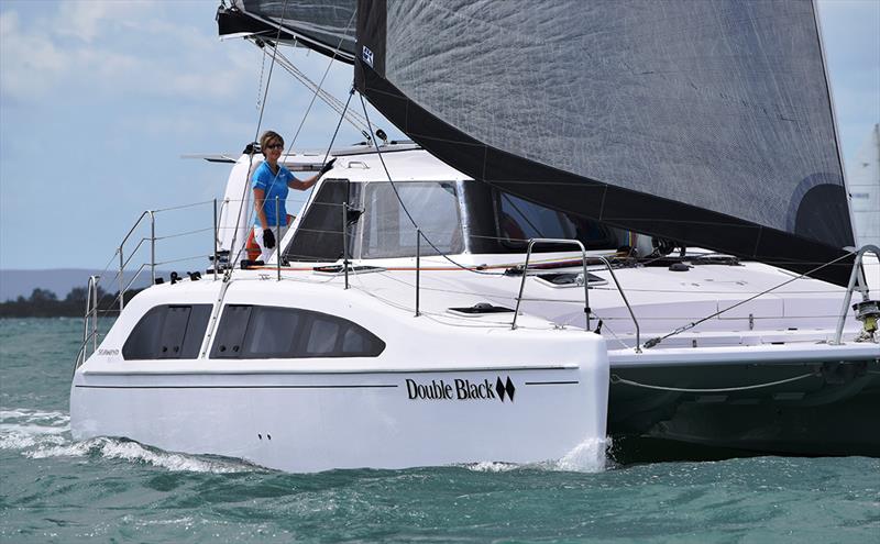 Seawind 1160 Lite 'Double Black Diamond' - 2018 Moreton Bay Multihull Regatta photo copyright Multihull Central taken at Royal Queensland Yacht Squadron and featuring the Catamaran class