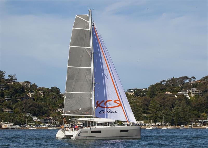 A sailing cat very early on, thanks to a great sail area to displacement ratio - Excess 12 photo copyright John Curnow taken at  and featuring the Catamaran class