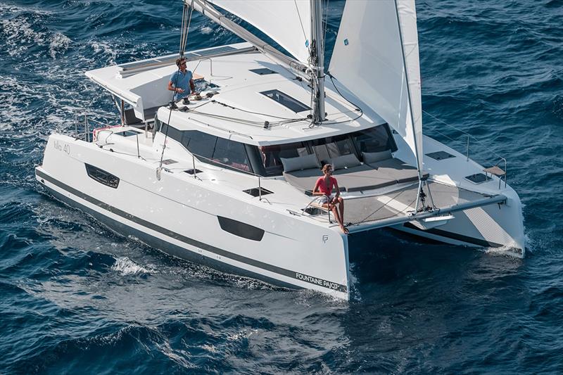 Multihull Solutions is showcasing the Fountaine Pajot Isla 40 alongside the NEEL 43 in Mandurah on Sunday 27 November photo copyright Gilles Martin-Raget taken at  and featuring the Catamaran class